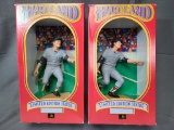 (2) The Hartland Collection Boston Red Sox Carl Yastrzemski Figurines w/ COA