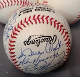 (2) Baseballs w/ Autographs by David Cone and more