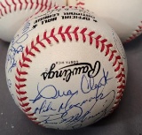 (2) Baseballs w/ Autographs by David Cone and more