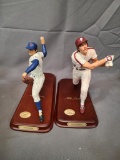 (2) Danbury Mint All Star Figurines - Tom Seaver & Mike Schmidt