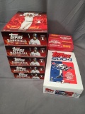 Lot of 7; 2000s Topps & Donruss Baseball Cards - Open Box