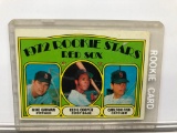 1972 Topps #79 Rookie Stars Red Sox - Mike Garman Pitcher, Cecil Cooper 1B, Carlton Fisk Catcher