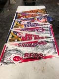 (8) Baseball Team Banners