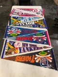 (8) Baseball Team Banners