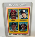 1978 Topps #708 Rookie Catchers Dale Murphy Rookie Card