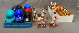 Baseball Player Miniature Statues & Caps