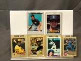 Lot of 6; Rookie Cards - 1983 Donruss #248, 1983 Topps #83, 1984 Fleer #131, 1978 Topps #36, 1983