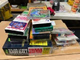 Assorted Lot of Baseball Games, Books, Video Tapes, Etc