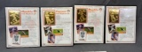 (4) Cal Ripken Jr. 22k Gold Photo Cards