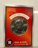 Jose Altuve Silver Coin