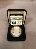 MLB Limited Edition Numbered Roger Clemens .999 Pure Silver Coin 1 Troy Oz.