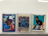 Lot of 3; Rookie Cards - 1984 Fleer #131 Don Mattingly 1B OF, 1985 Donruss #28 Fred McGriff 1B &