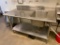 Stainless Steel Single Compartment Sink, Deep Sink, Left Return Table 60in x 30in x 36in
