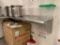 Advance Tabco Stainless Steel Wall Mount Shelf, 48in x 12in