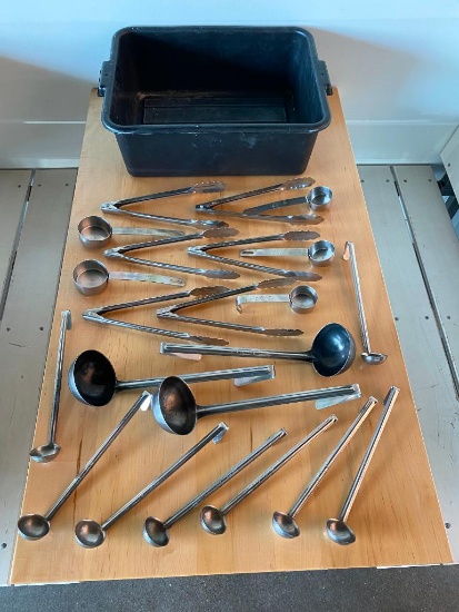 Nice Selection of 1oz, 8oz Ladles, Measuring Cups, Tongs