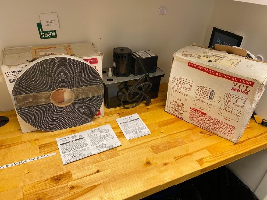 2 - Little Giant VCL Series Condensate Removal Pumps w/ Weather Stripping Model: VCL-24ULS