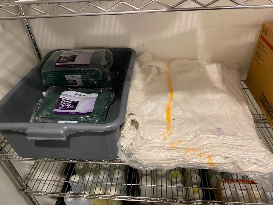 White Cleaning Rags, New & General Purpose Scrub Pads