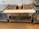 Duke Model E303 M Electric 3-Well Steam Table, 3 Burners, 120v