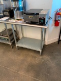 Advance Tabco Stainless Steel Prep Table w/ Lower Shelf, 36in x 24in x 35in H