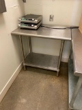 Advance Tabco Stainless Steel Prep Table w/ Lower Shelf 36in x 24in x 35in H