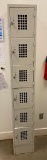 Winholt 6-Section Locker, 78in Tall, Metal, Each Locker Approx. 12in x 12in x 12in