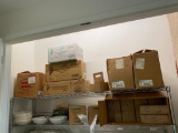 Grouping: 1000 ea Spoons, Knives, Forks (Plastic), Handy Wacks Paper Sheets, Paper Towels,