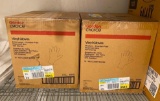 2 Cases of Vinyl Gloves, Each Cast 10 Boxes of 100 or 1,000 Gloves/Case, Sizes XL & Med Powder Free