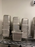 36 Count - 1/6 Size Stainless Steel Steam Pans, No Lids, NSF