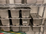 11 Count - NSF Stainless Steel 1/3 Size Steam Pans w/ Lids