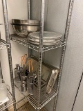 Misc. Utensils, Chafing Pan Cover, Pizza Pans, Stainless Steel Nesting Mixing Bowls