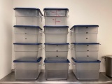 11 - 12 Quart Cambro Food Containers w/ Lids