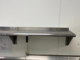 Advance Tabco Stainless Steel Wall Mount Shelf, 36in x 12in Model WS-12-36