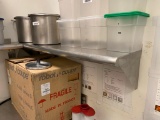 Advance Tabco Stainless Steel Wall Mount Shelf, 48in x 12in
