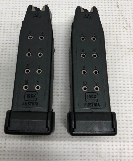 2 Glock 30, 45 Magazine