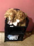 Wigs & Plastic Shelves