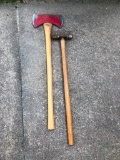 Double Sided Axe, Sledge Hammer