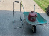 Wheel Barrow, Gas Can, Cart