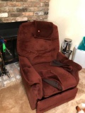 Maroon Velvet Recliner from 1980