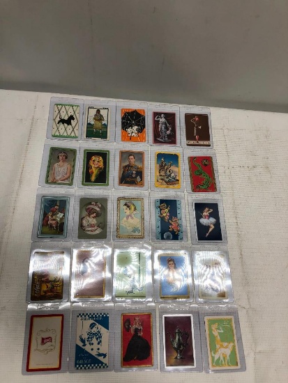 Vintage Playing Cards in Protective Sleeves