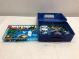 Die Cast Cars and Tractors and Collector Case