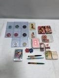 Poker chips, Dice, Girlie Pens, Cards and More!