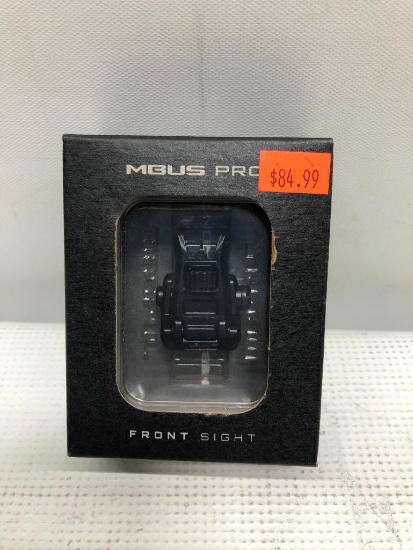 MBUS Pro Mag275 Black MBUS Pro Sight Front
