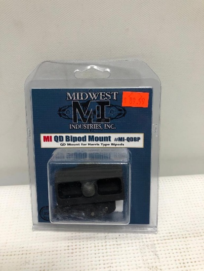 MidWest MI QD Bipod Mount #MI-QDBP for Harris Type Bipods