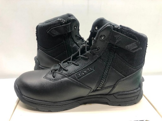 First Tactical Women's 6'' Side Zip Duty Boot, Side 9.5
