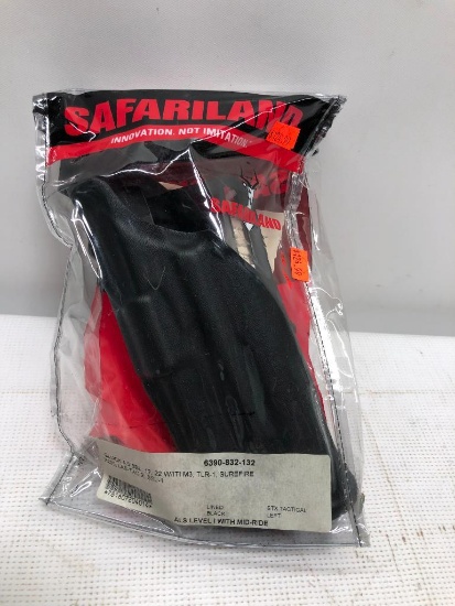Safariland Glock 4.5 BBL 17,22 w/ITI M3, TLR-1 Surefire X200, LAS-TAC 2 SSL-1 Holster Left