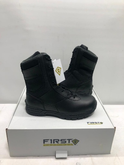 First Tactical Men's 8'' Side Zip Duty Boot, Size 10.5