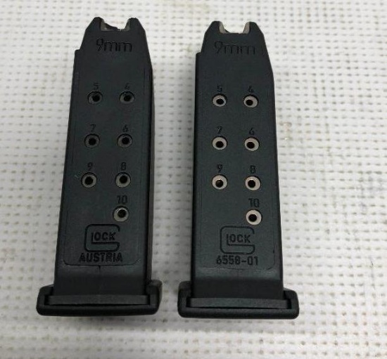 2 Items, Glock 26 9mm Magazines