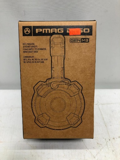 PMAG D-60 GEN M3 Rifle Magazine 60 Round Capacity 5.56x45/223 Remington, Impact/ Dust Cover,