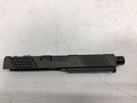 Grey Ghost Precision APGG100206T New Glock 17 Gen 3 Slide Complete- V2RMR w/ Threaded Barrel ,