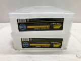 2 Items, Plano Plastic Case 5-21 Adjustable Compartments